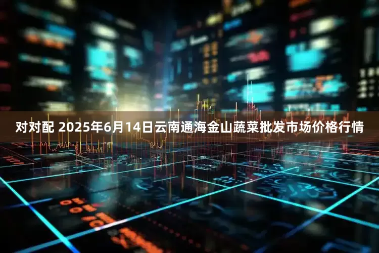 对对配 2025年6月14日云南通海金山蔬菜批发市场价格行情